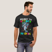 三等サメ新学期攻撃準備完了 Tシャツ (正面フル)