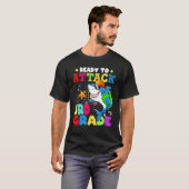 三等サメ新学期攻撃準備完了 Tシャツ (正面フル)