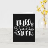 三等分隊先生の初日 カード (黄色い花)