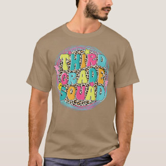 三等分隊新学期レオパード少年少女 Tシャツ