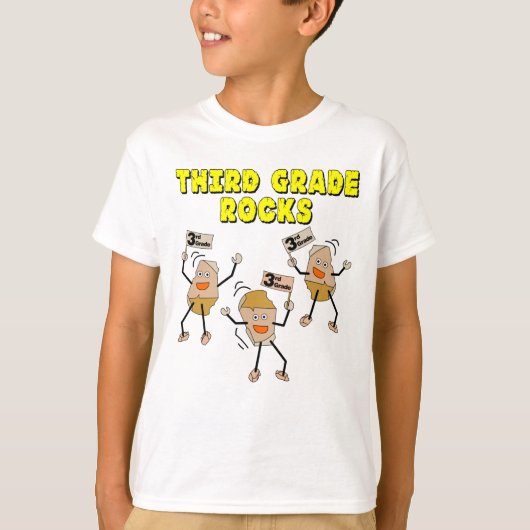 三等岩石 Tシャツ (正面)