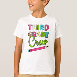 三級カラフル乗務員新学期 Tシャツ