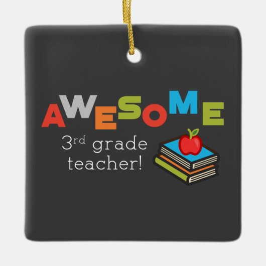 三級先生賞味日，素晴らし Cera セラミックオーナメント (正面)