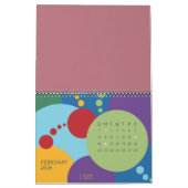 三級先生、先生デイエイブリミニバインダー カレンダー (2月 2026)