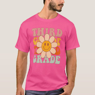 三級新学期レトロ先生デイジー列 Tシャツ