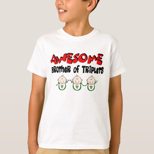 三素晴らし連子の兄弟 Tシャツ (正面)