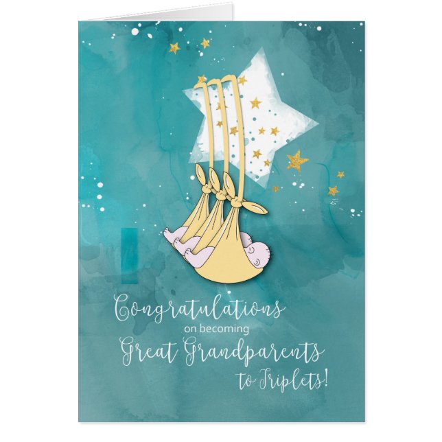 三素晴らし連子への祖父母，おめでとう (正面)