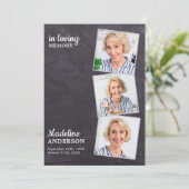 三素朴写真追悼式 プログラム (スタンド正面)