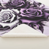 三紫バラ シェルパブランケット (3/4)