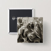 「三組からの司教を、心に抱くSt. Brigit 缶バッジ (正面&裏面)