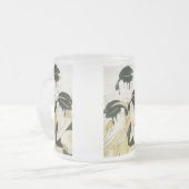 三美しい、歌麿、1790年代マグ フロストグラスマグカップ (正面左)