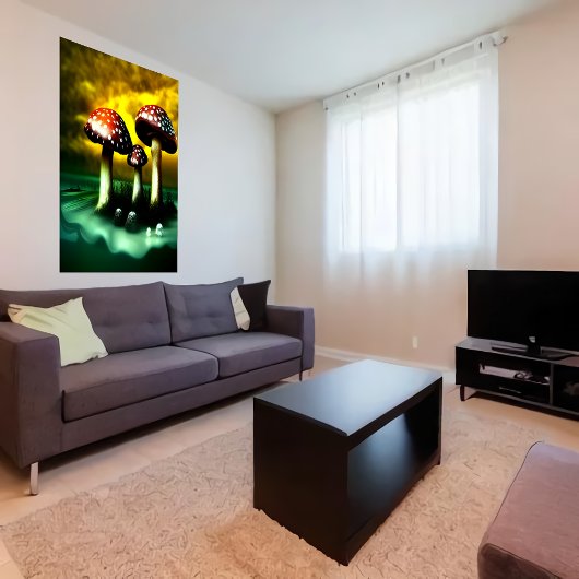 三羽のハエ天仁田 | AIアートポスター ポスター