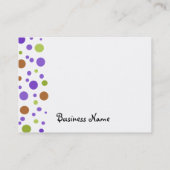 三羽のフクロウ 名刺 (裏面)