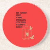 三羽の小鳥 コースター (正面)