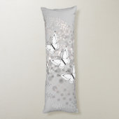 三羽の白い蝶 ボディピロー (裏面 (縦))