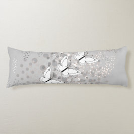 三羽の白い蝶 ボディピロー