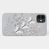 三羽の白い蝶 Case-Mate iPhoneケース (裏面(横))
