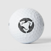 三羽鶴の輪 ゴルフボール (正面)