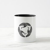 三羽鶴の輪 マグカップ (中央)