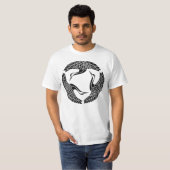 三羽鶴の輪 Tシャツ (正面フル)