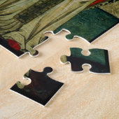 三聖聖聖体聖体聖体正教会アイコンlカトリック聖徒 ジグソーパズル (側面)