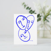 三脚の ポストカード (スタンド正面)