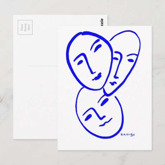 三脚の ポストカード (正面/裏面)