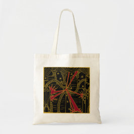 三脚はアールデコのトートを攻撃します トートバッグ