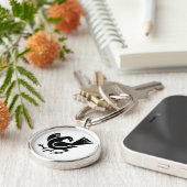 三脚カラス キーホルダー (側面)