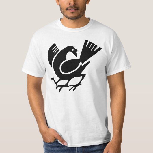 三脚カラス Tシャツ (正面)