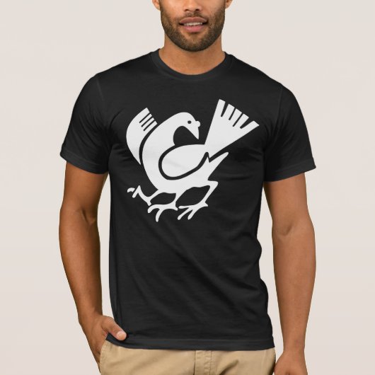 三脚カラス Tシャツ (正面)