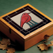 三脚鳥アールデコ新しい壁デコ タイル