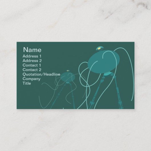 三脚-ビジネス 名刺 (正面)