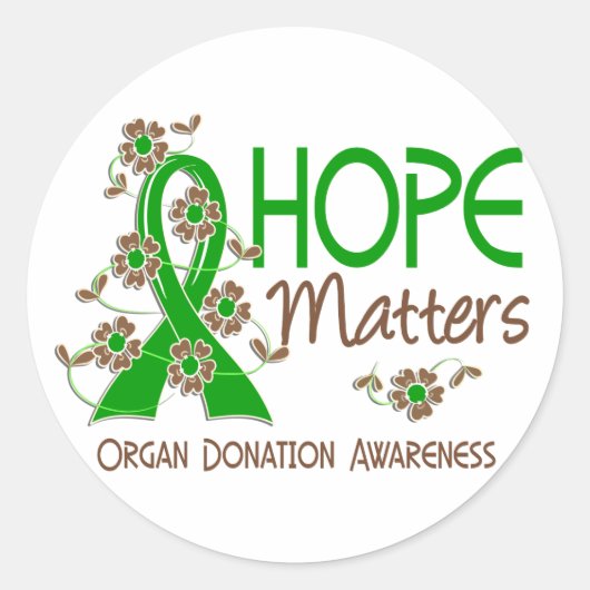 三臓器の提供に期待 ラウンドシール (正面)