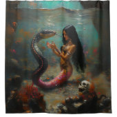 三舌 シャワーカーテン (正面)