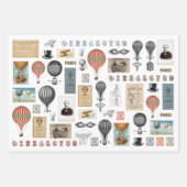 三航空気球コラージュ航空写真シート ラッピングペーパーシート (正面2)