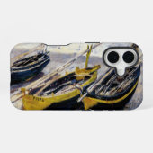 三艘の漁船 iPhone 16ケース (裏面横)