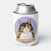 三色ねこ好き 缶クーラー (缶裏面)