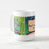 三色のロボットマグ マグカップ (正面左)