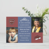 三色の卒業の招待状/発表 招待状 (スタンド正面)