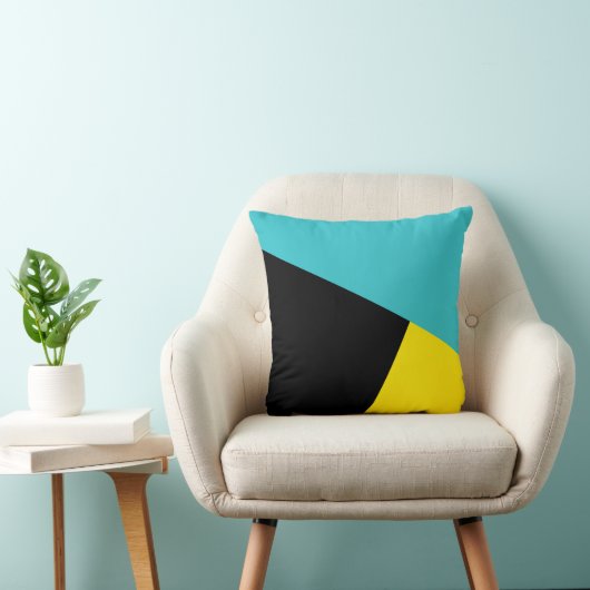 三色の枕 クッション (椅子)