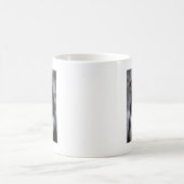 三色の荒いコートのコリー コーヒーマグカップ (中央)