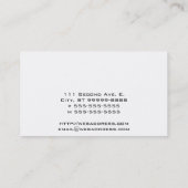 三色の葉 名刺 (裏面)