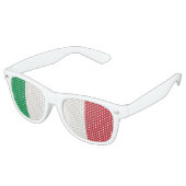 三色イタリアン |イタリア国旗 レトロサングラス (アングル)