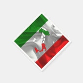 三色イタリアン スタンダードカクテルナプキン (角)