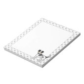 三色デンマーク語 – スウェーデンの飼い犬かわいい犬 ノートパッド (回転)