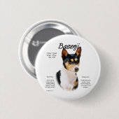 三色バセンジの歴史，バセンジについて 缶バッジ (正面&裏面)