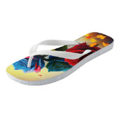 三色バラ、ビーチサンダル ビーチサンダル (アングル)