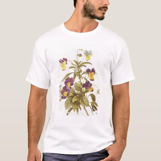 三色ビオラ Tシャツ (正面)