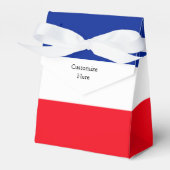 三色フランスの旗カスタム フェイバーボックス (正面サイド)
